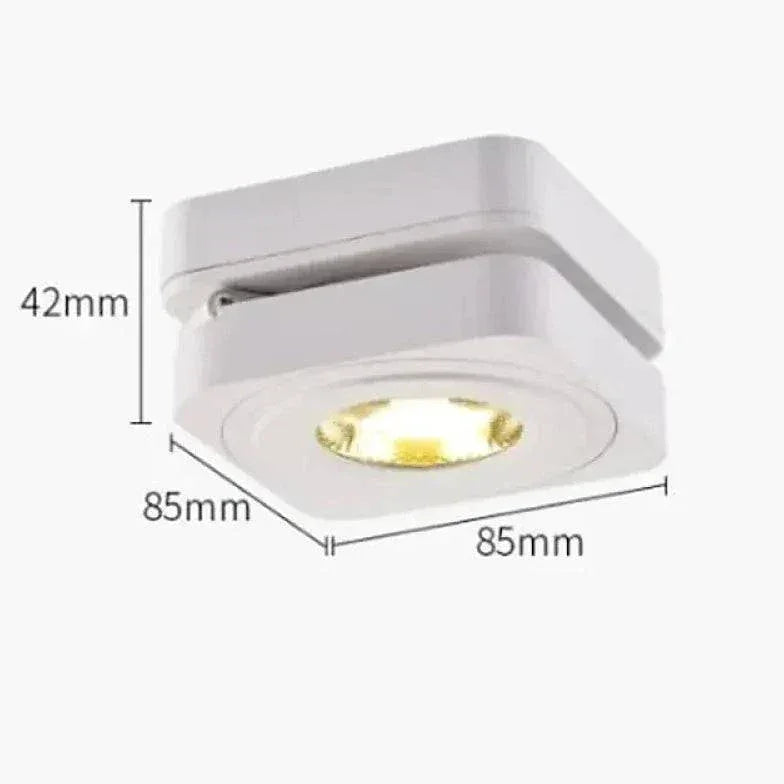 Plafonnier A Led Carré Ajustable Rotatif Ultra-Fin - Clowas.fr