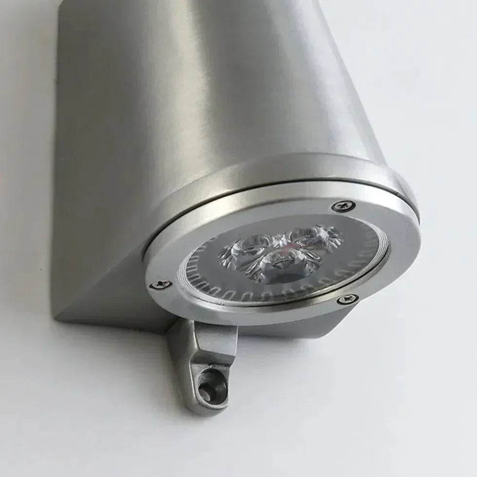 Applique Murale D'Extérieur En Acier Inoxydable Au Design Simple - Clowas.fr