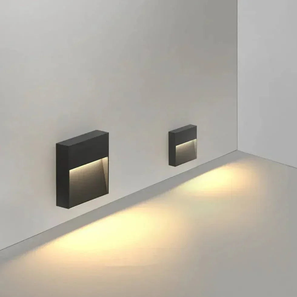 Lumière Extérieure De Marche Rectangulaire À Led Avec Capteur - Clowas.fr