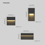 Lumière Extérieure De Marche Rectangulaire À Led Avec Capteur - Clowas.fr