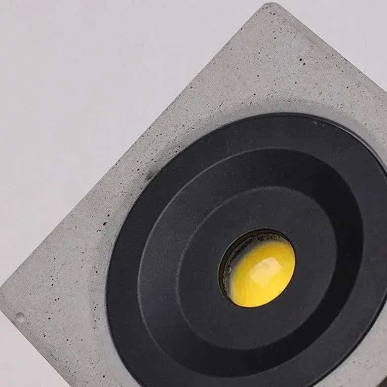 Éclairage Extérieur Carré Blanc Haut Et Bas - Clowas.fr