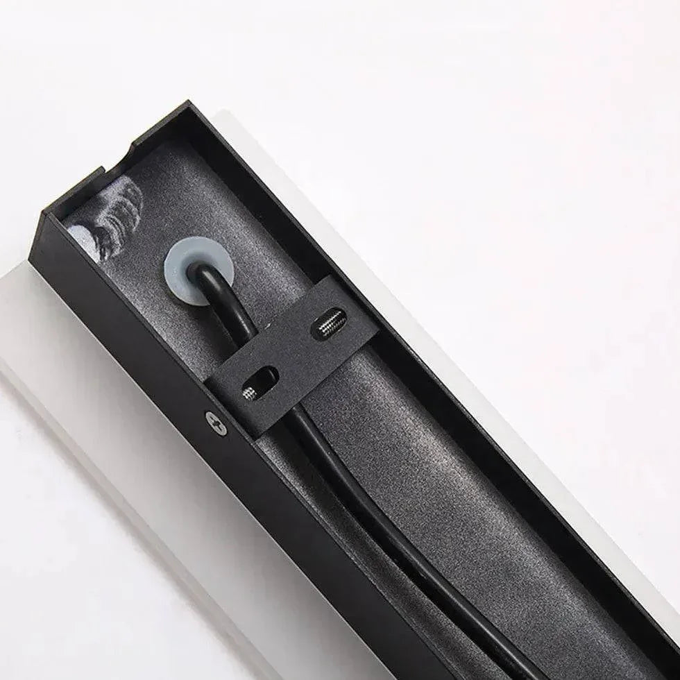 Applique D'Extérieur Linéaire En Métal Noir - Clowas.fr