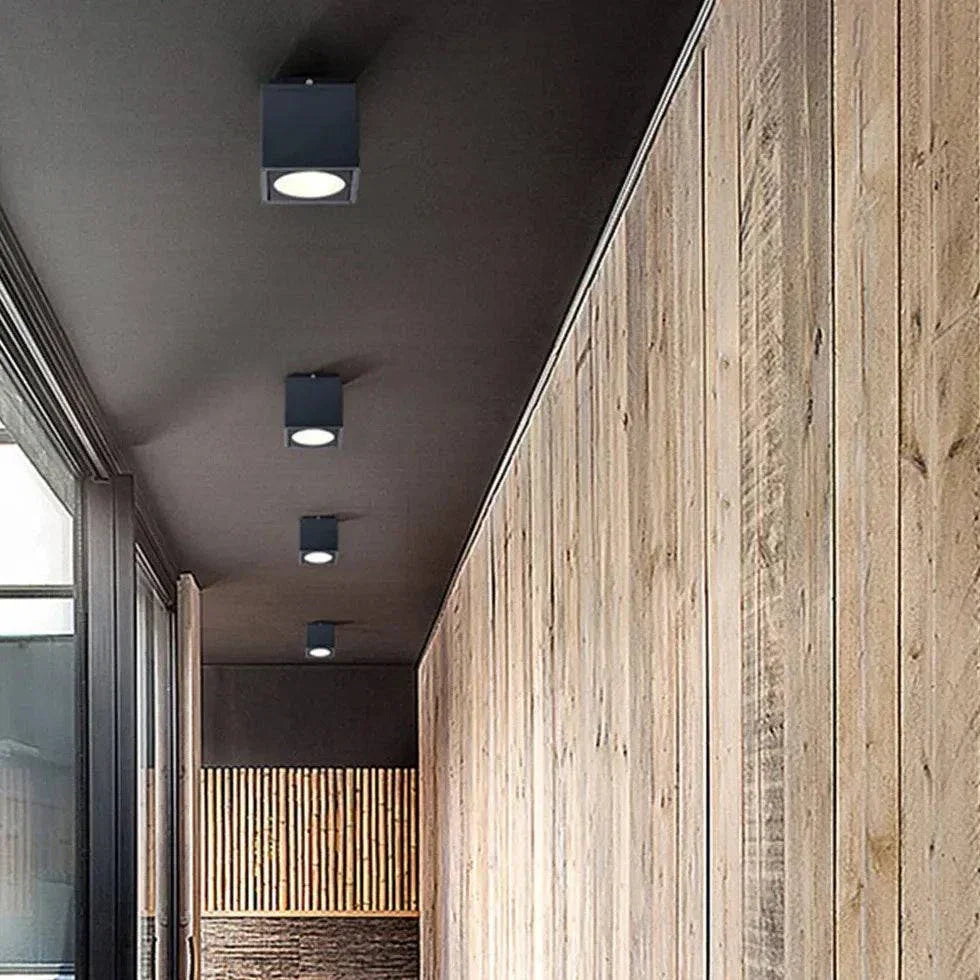 Plafonnier Led Moderne À Prisme Carré Pour Couloir - Clowas.fr