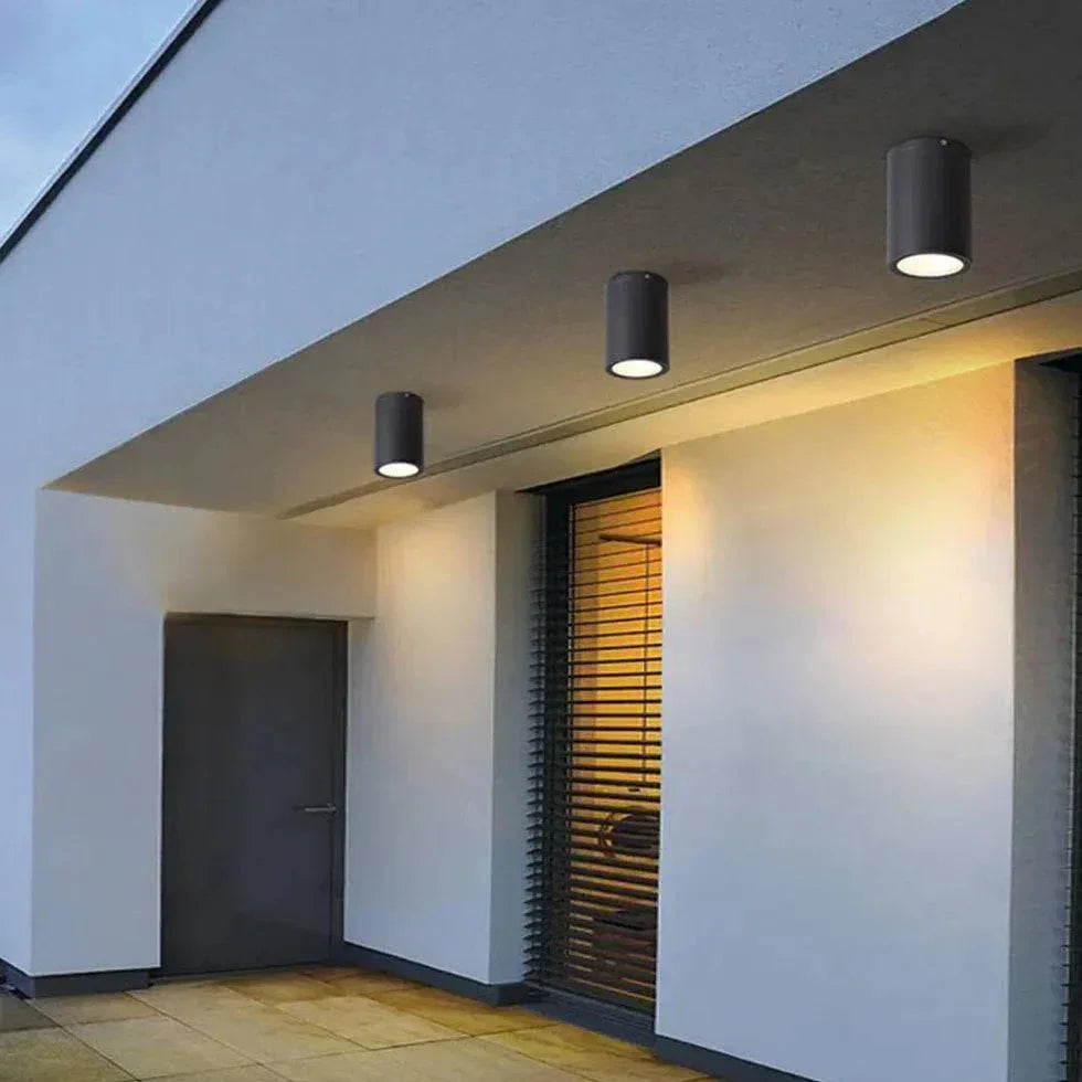 Plafonnier Led Rond Design Extérieur Étanche Terrasse - Clowas.fr