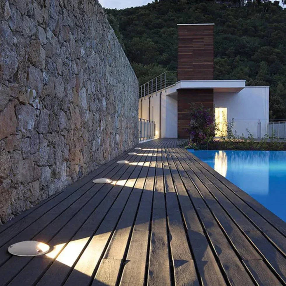 Luminaire Extérieur Led Rond Au Sol - Clowas.fr