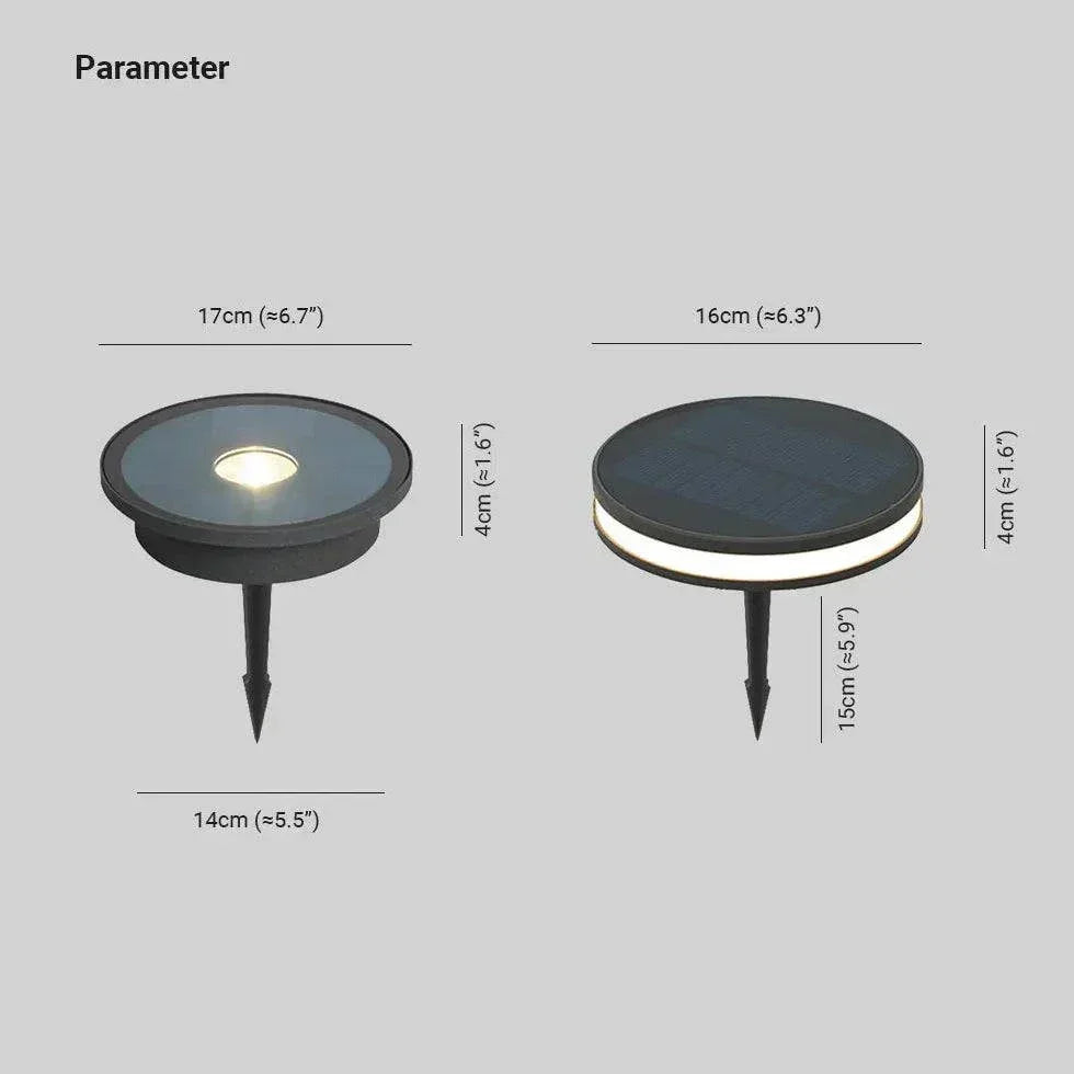 Lumière Extérieure De Jardin À Led À Disque - Clowas.fr