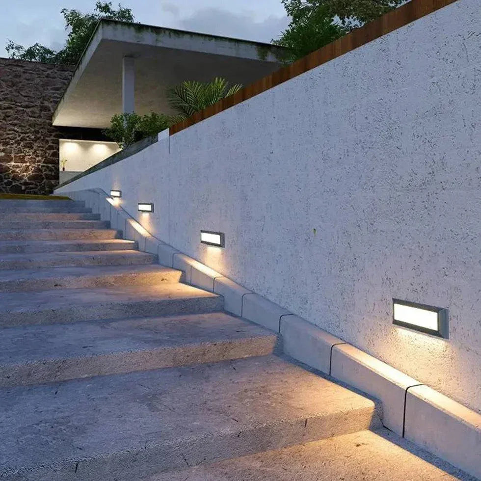 Applique De Jardin Encastrable Noire - Clowas.fr