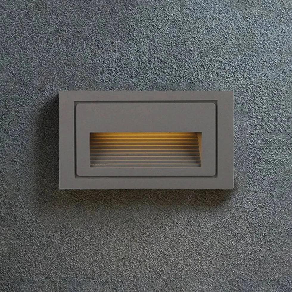 Luminaire Extérieur À Led Encastré Géométrique À Gradins - Clowas.fr