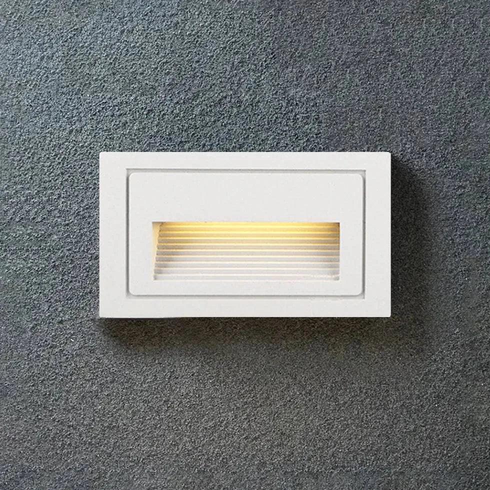 Luminaire Extérieur À Led Encastré Géométrique À Gradins - Clowas.fr