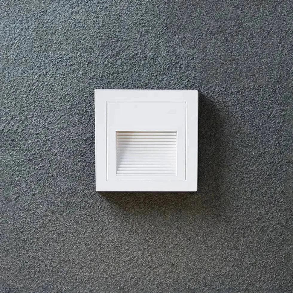 Luminaire Extérieur À Led Encastré Géométrique À Gradins - Clowas.fr