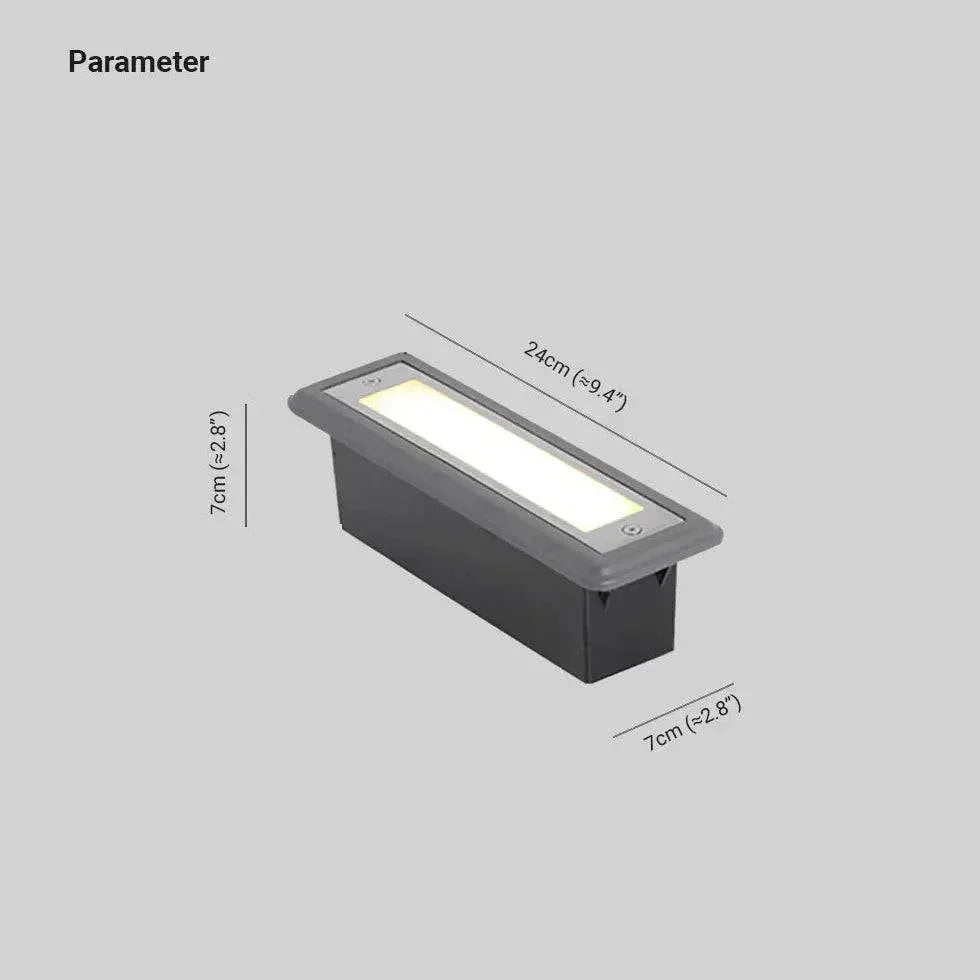 Lampe Led Rectangulaire En Brique Noire - Clowas.fr