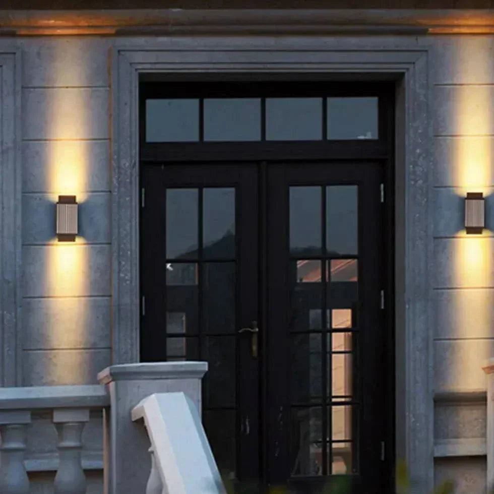 Lampe Murale De Jardin Extérieur Étanche Double Tête - Clowas.fr