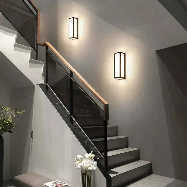 Grande Applique Extérieure Noire - Clowas.fr