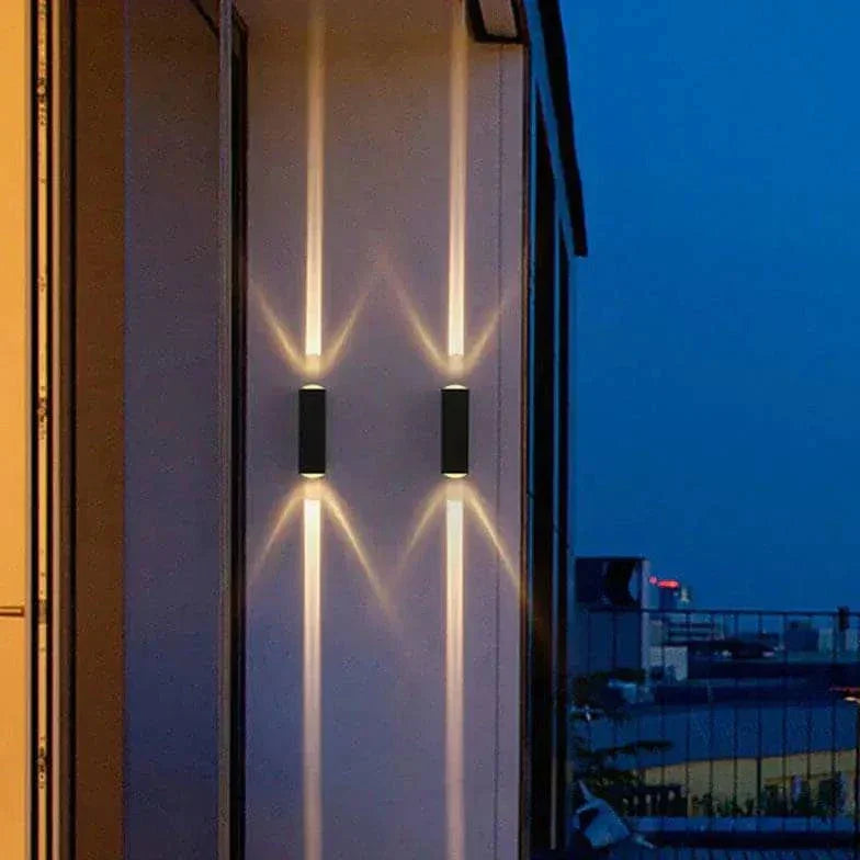 Applique Murale Extérieure Led Supérieure Et Inférieure Étanche - Clowas.fr