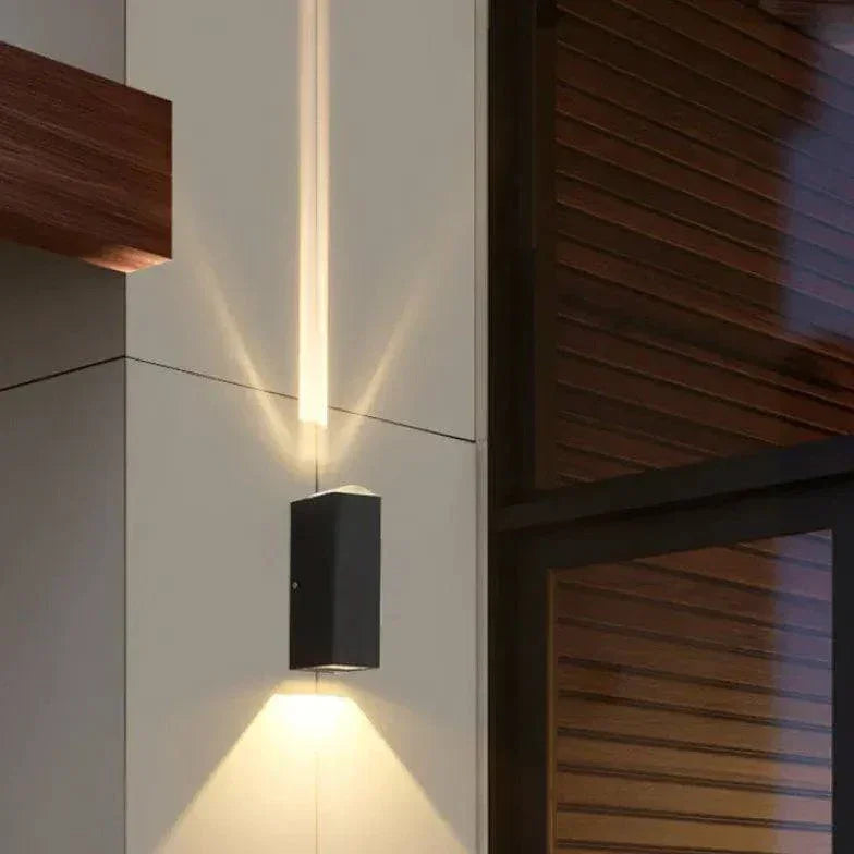 Applique Murale Extérieure Led Supérieure Et Inférieure Étanche - Clowas.fr