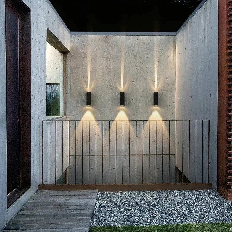 Applique Murale Extérieure Led Supérieure Et Inférieure Étanche - Clowas.fr