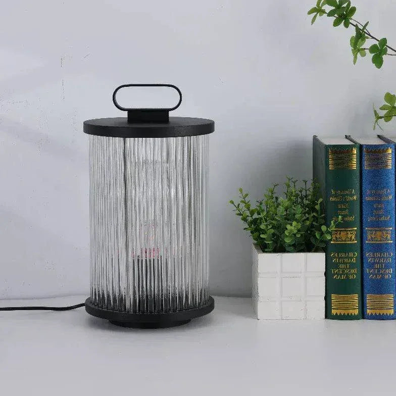 Lampadaire D'Extérieur À Rayures Verticales Transparentes - Clowas.fr