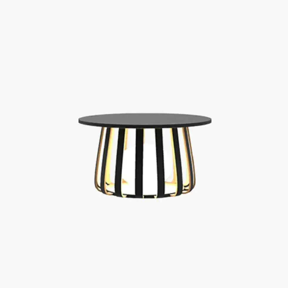 Lampadaire Extérieur De Jardin De Table Noir - Clowas.fr