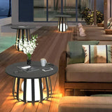 Lampadaire Extérieur De Jardin De Table Noir - Clowas.fr