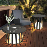 Lampadaire Extérieur De Jardin De Table Noir - Clowas.fr