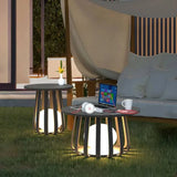Lampadaire Extérieur De Jardin De Table Noir - Clowas.fr