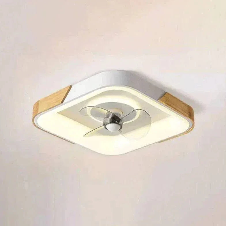 Ventilateur Plafonnier Rond Coloré Avec Lumière Chambre - Clowas.fr