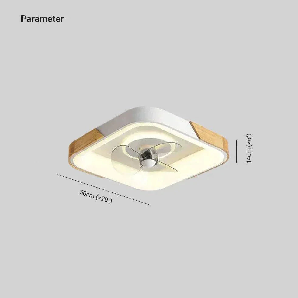 Ventilateur Plafonnier Rond Coloré Avec Lumière Chambre - Clowas.fr