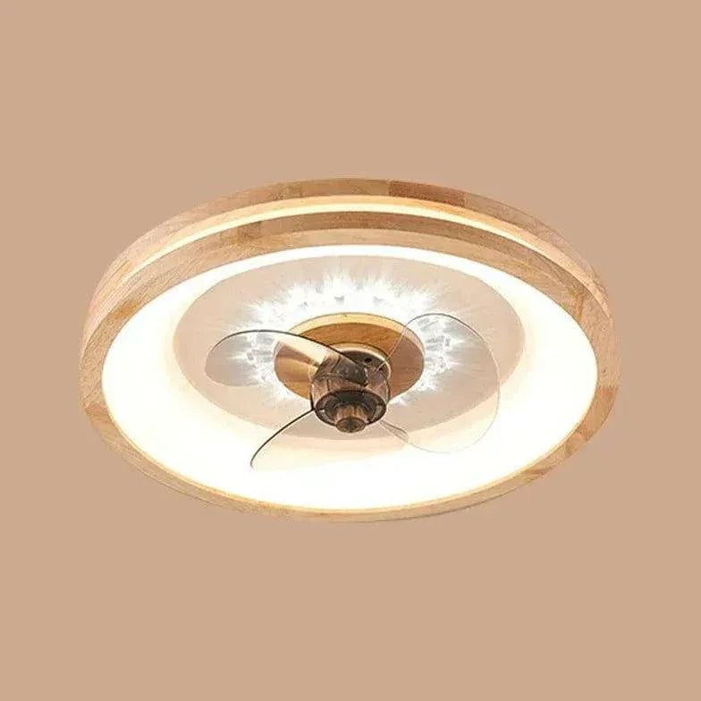 Lustre De Plafonnier Nordique En Grain De Bois - Clowas.fr