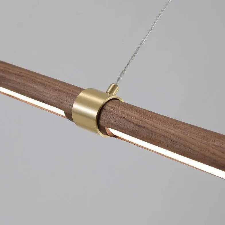 Suspension Cylindrique En Bois Pour Salle À Manger - Clowas.fr