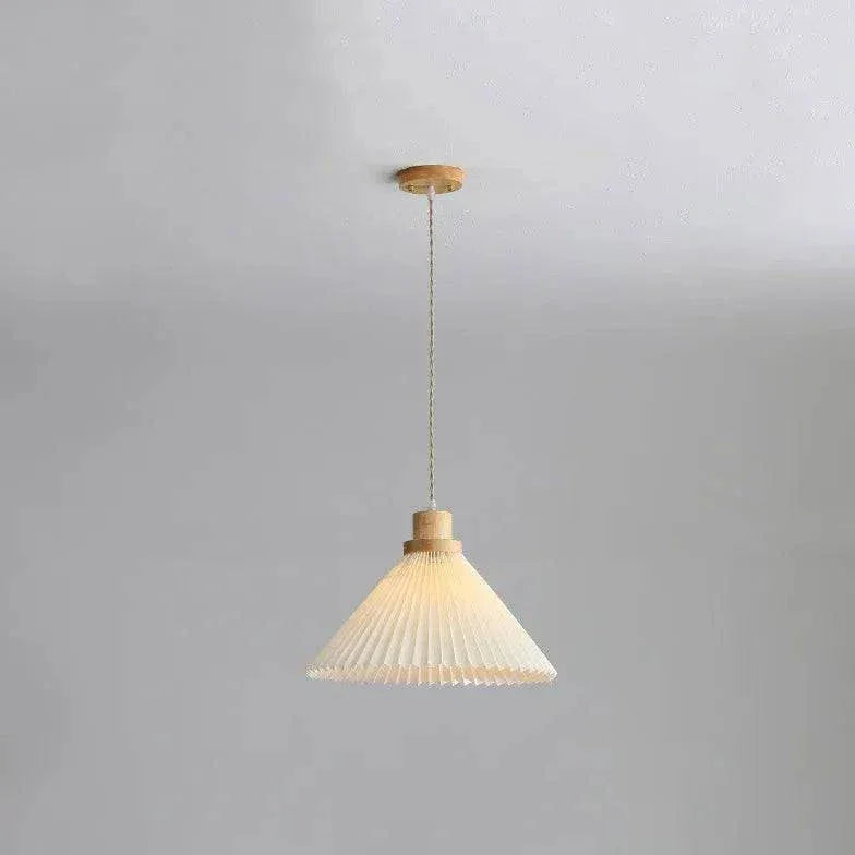 Lustre En Bois Pliable Pour Chambre À Coucher Blanche - Clowas.fr