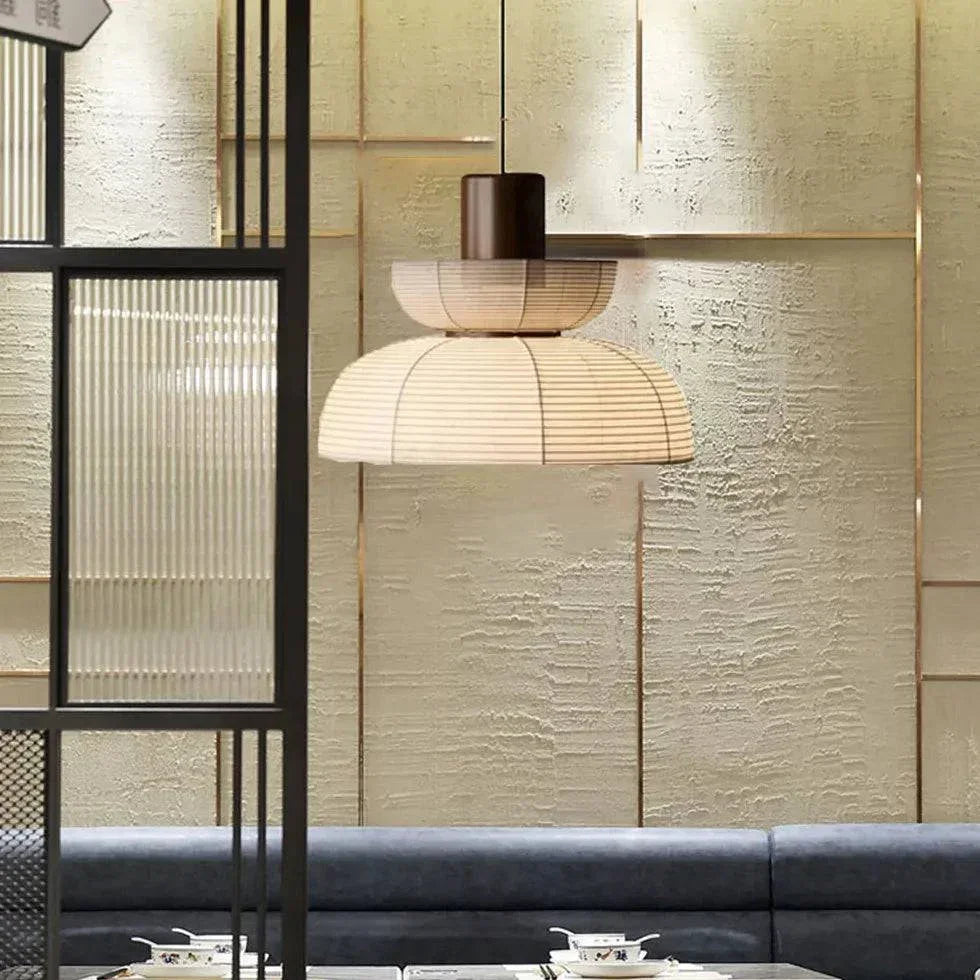 Lustre Japonais Créatif En Tissu Blanc - Clowas.fr