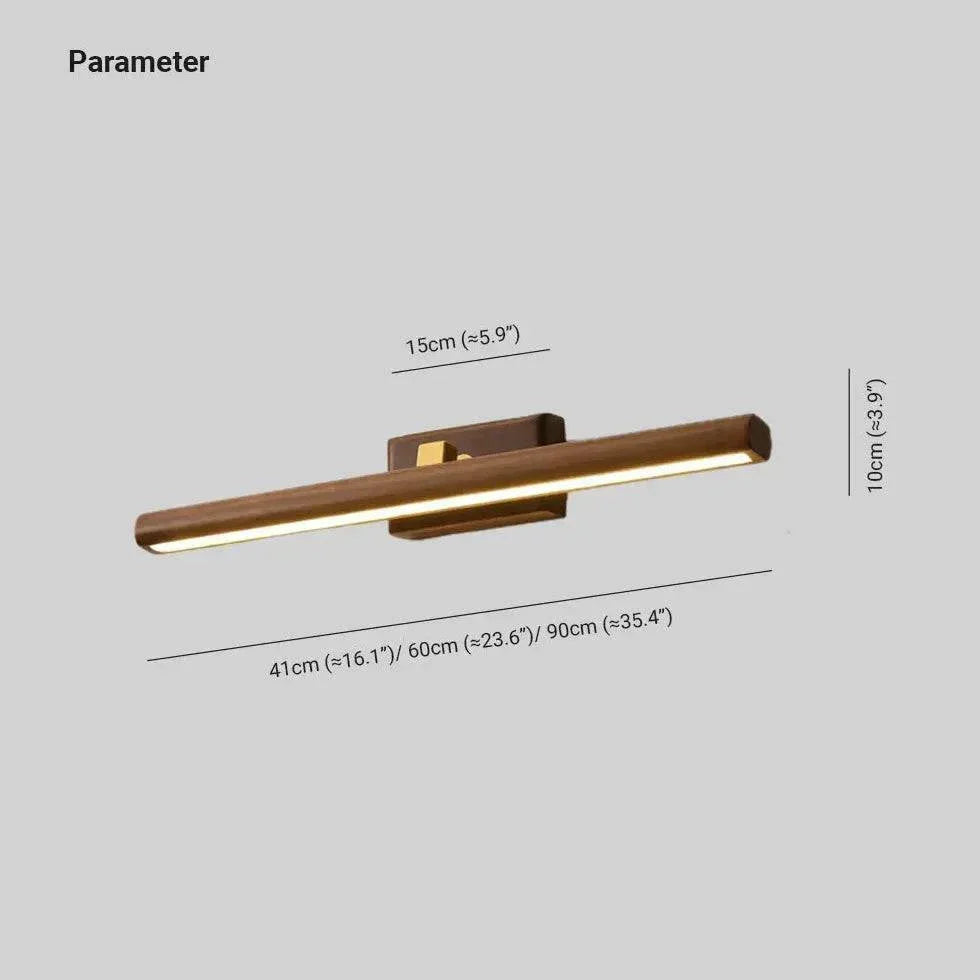 Applique Murale Salle De Bain Bois Élégante Moderne - Clowas.fr