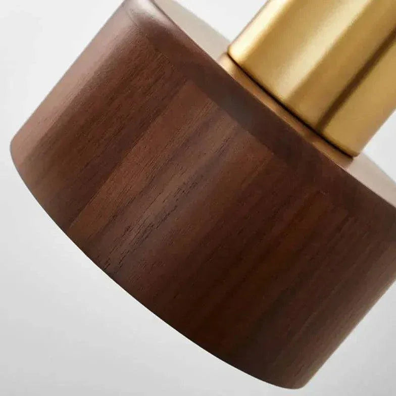 Applique Murale Moderne Suspendue En Bois Doré - Clowas.fr