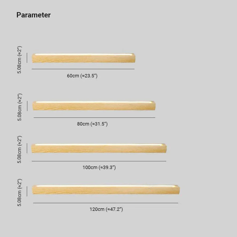 Applique Murale Neon En Bois Minimaliste - Clowas.fr