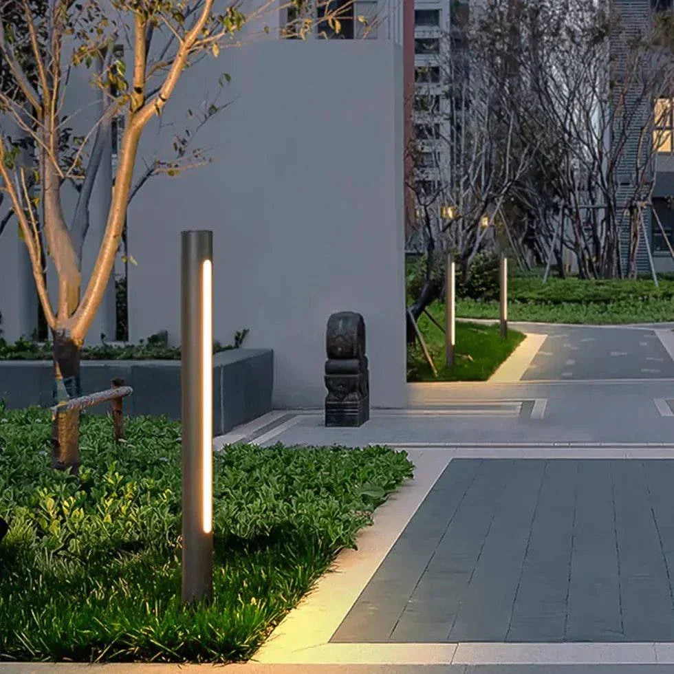 Lampadaire Extérieur De Jardin À Led Linéaire - Clowas.fr