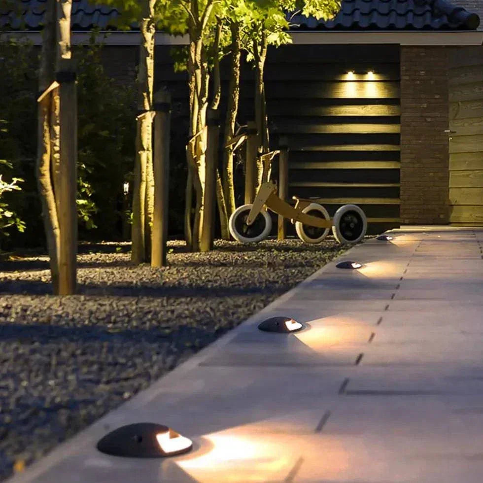 Luminaire Extérieur Encastré Led Noir Pour Escaliers - Clowas.fr