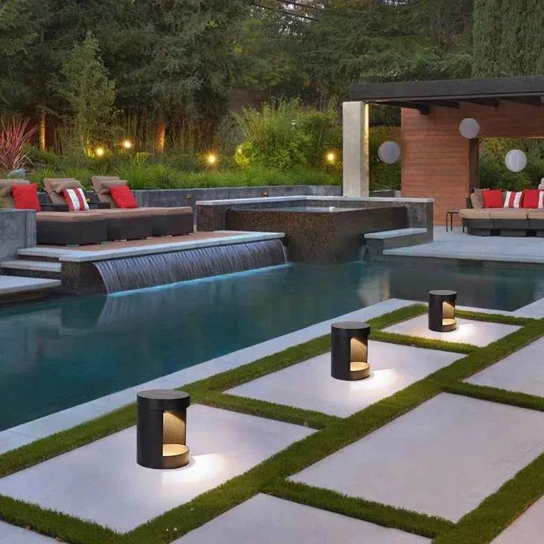 Lampadaire De Route Cylindrique Creux Noir - Clowas.fr