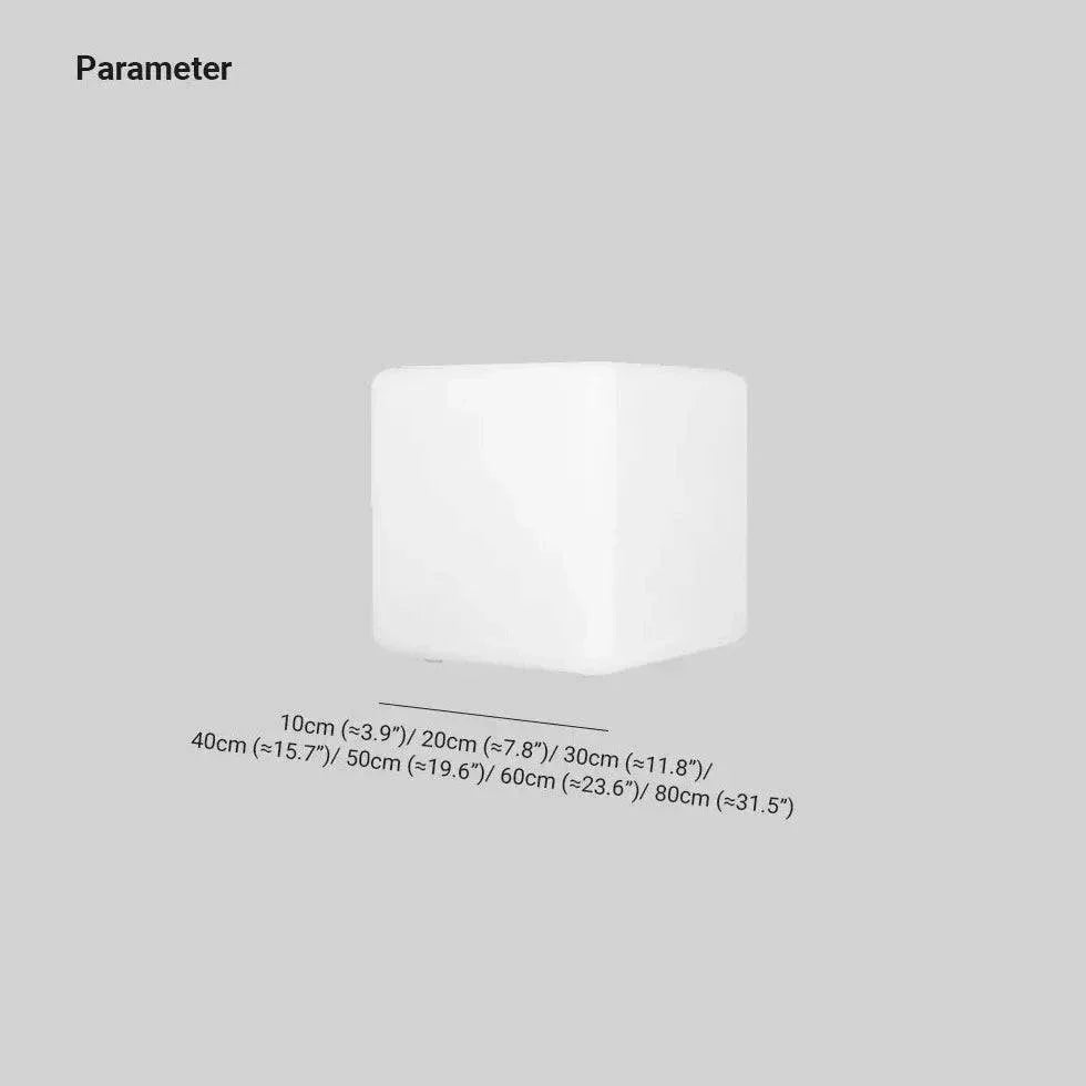 Lampe Exterieur A Poser Créative Nordique Cube - Clowas.fr