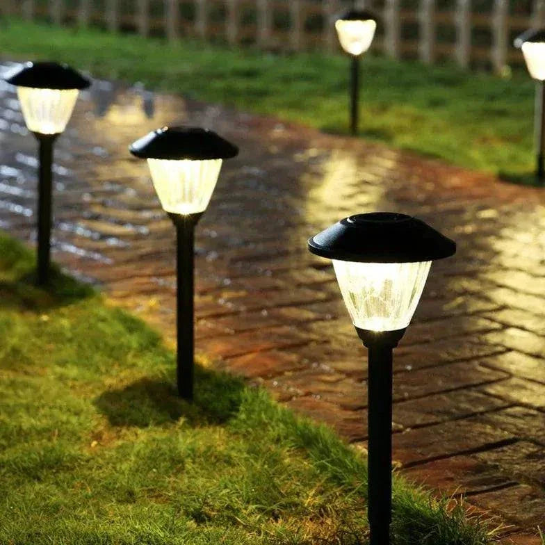 Borne D'Éclairage Extérieure En Verre Solaire À Led - Clowas.fr