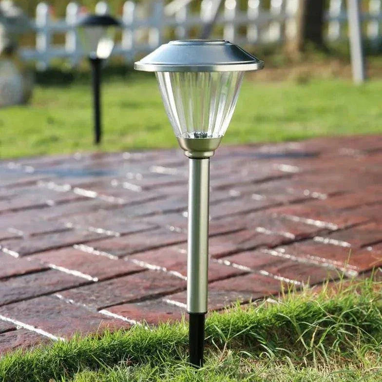 Borne D'Éclairage Extérieure En Verre Solaire À Led - Clowas.fr