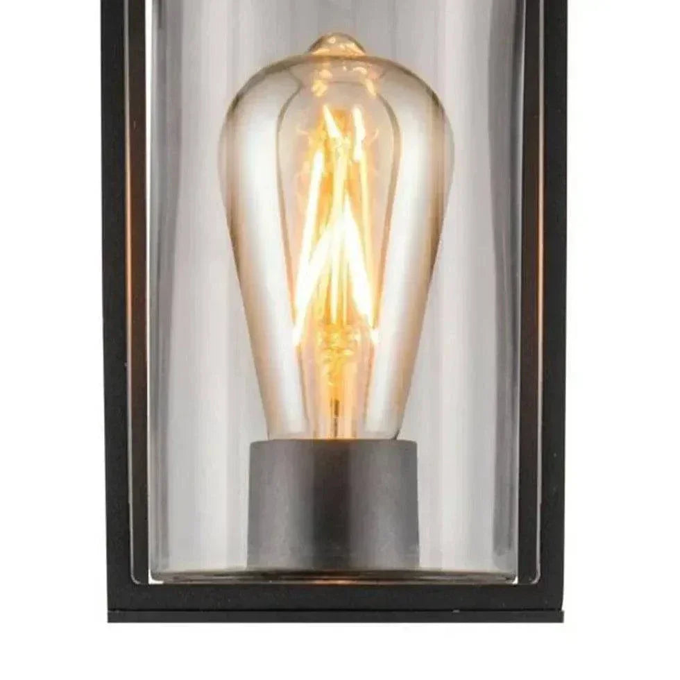 Lampadaire À Ampoule Cylindrique En Verre - Clowas.fr