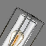 Lampadaire À Ampoule Cylindrique En Verre - Clowas.fr
