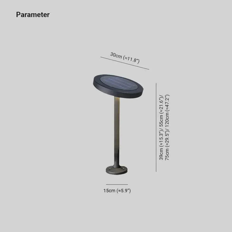 Borne Solaire À Disque Orientable - Clowas.fr