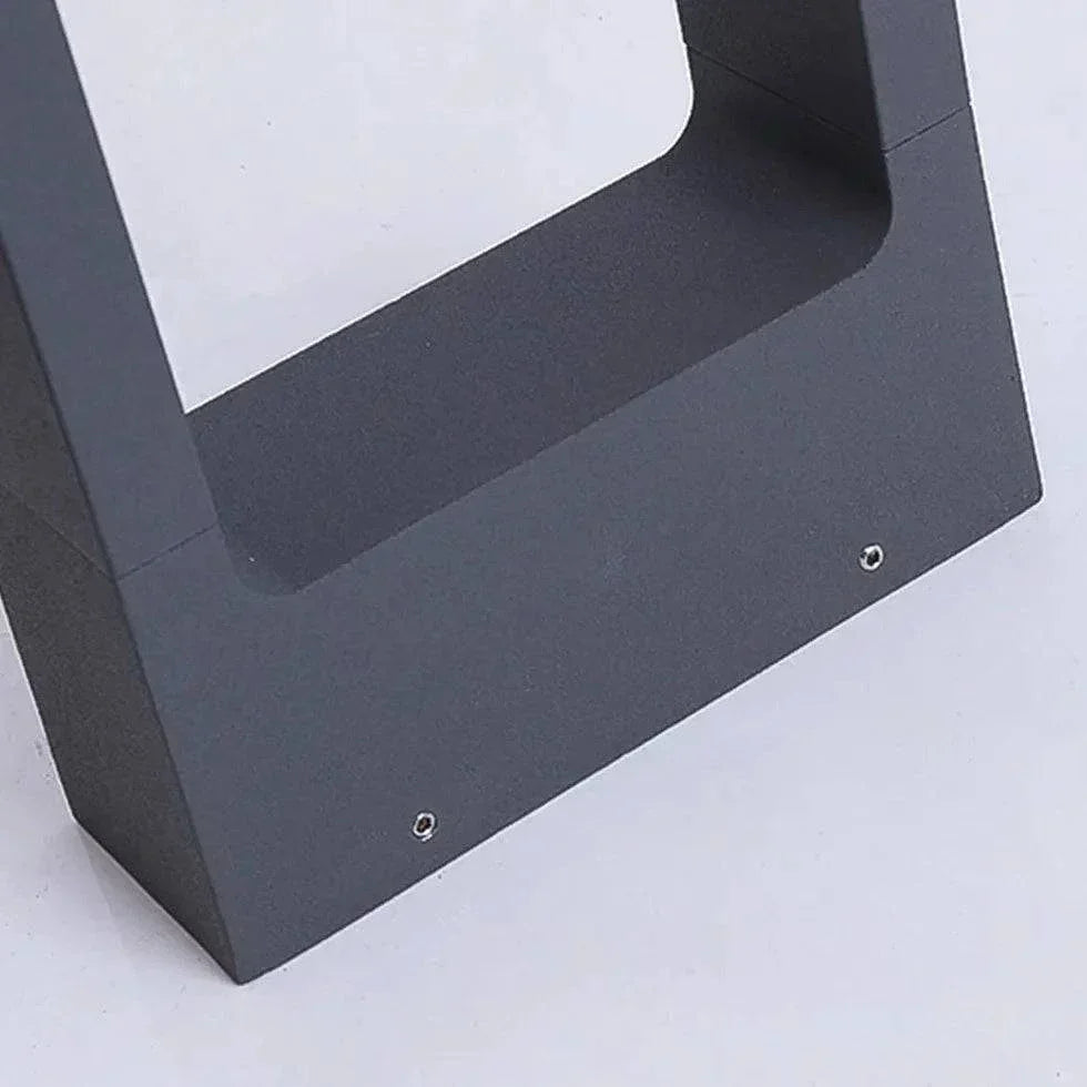 Borne D'Éclairage Led Rectangulaire Blanc Chaud - Clowas.fr