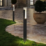 Lampadaire De Terrasse En Pierre Décorative Moderne - Clowas.fr