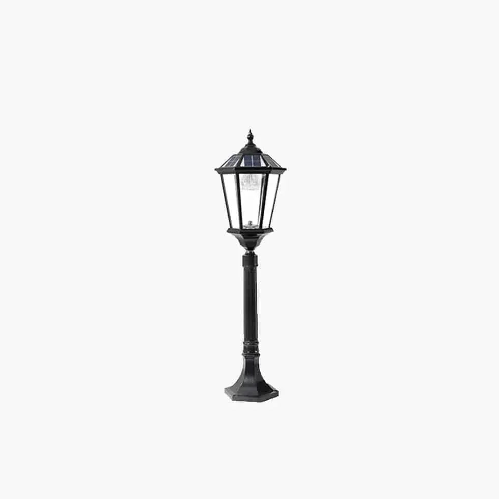 Lampadaire Extérieur Solaire Rétro Européen - Clowas.fr