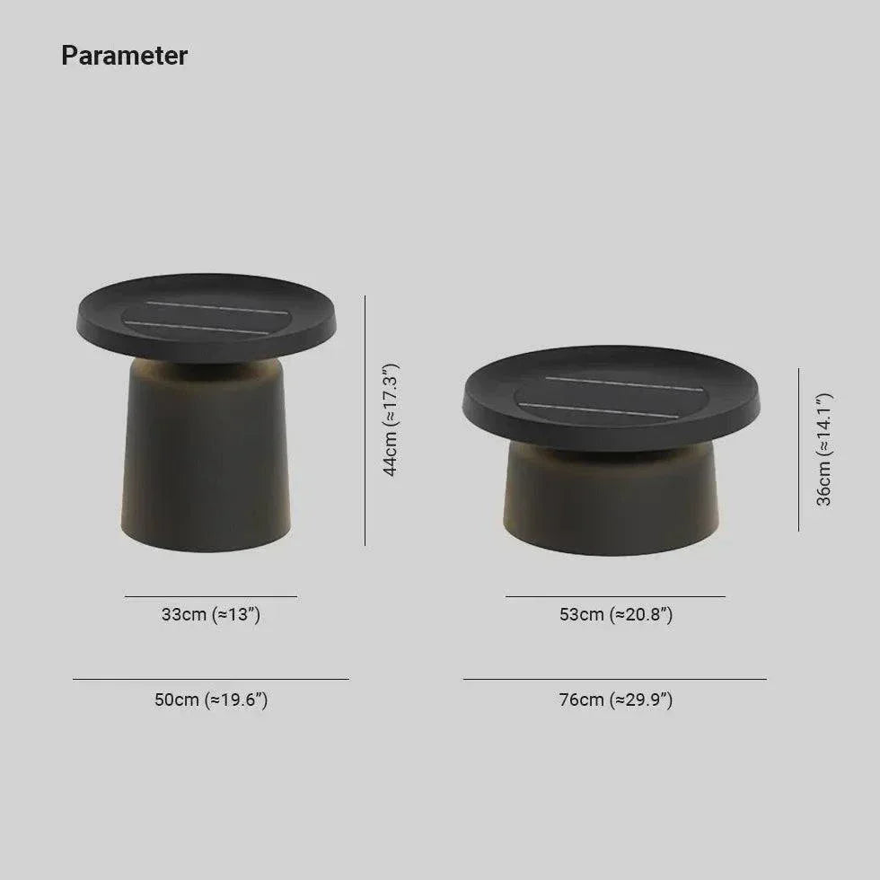 Lampadaire D'Extérieur Solaire De Bureau Noir - Clowas.fr