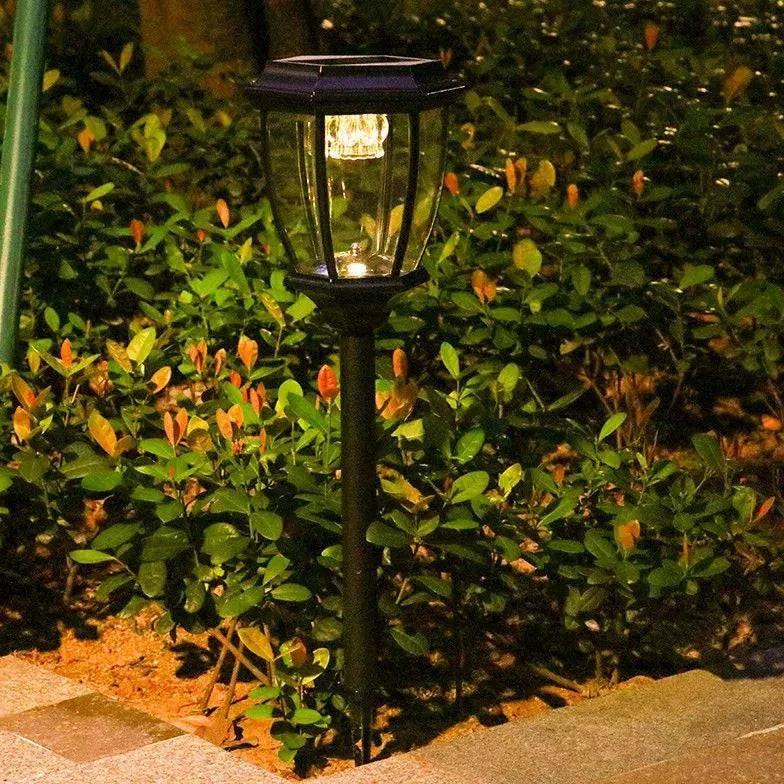 Lampadaire Extérieur De Jardin En Verre Rétro - Clowas.fr