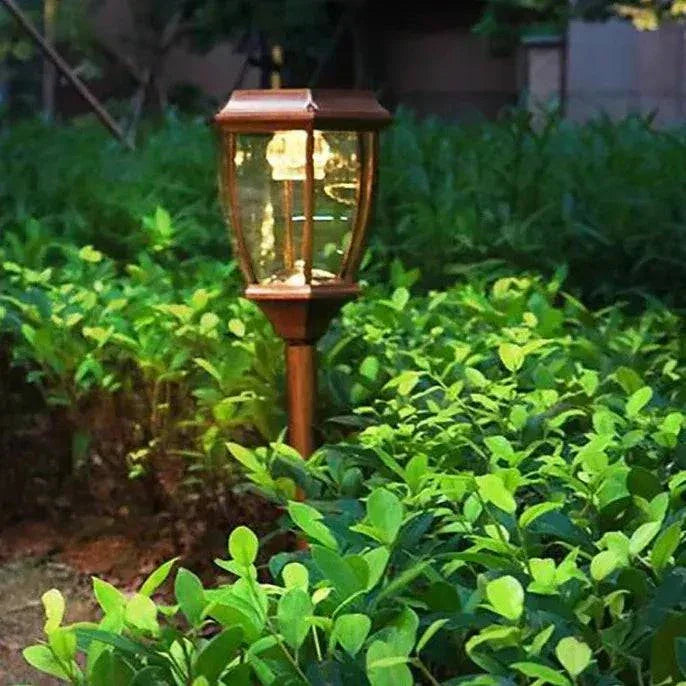 Lampadaire Extérieur De Jardin En Verre Rétro - Clowas.fr