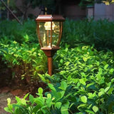 Lampadaire Extérieur De Jardin En Verre Rétro - Clowas.fr